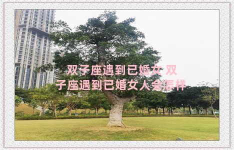 双子座遇到已婚女 双子座遇到已婚女人会怎样